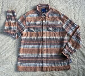 Without Walls Urban Outfitters Jacquard Button Down Shirt Long Sleeve Mens Med